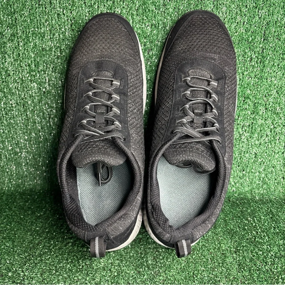 Orthofeet Shoes Black‎ Orthopedic Walking Athletic Sneakers 619 Mens Size 14 D